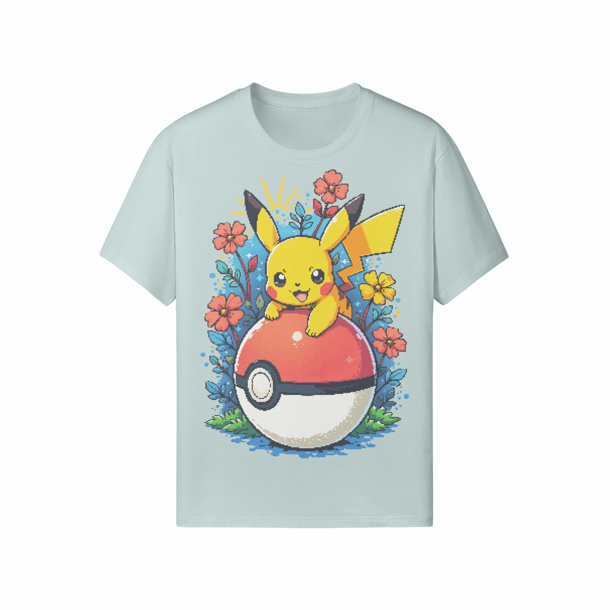 T-Shirt PXL Pokéball Pikachu