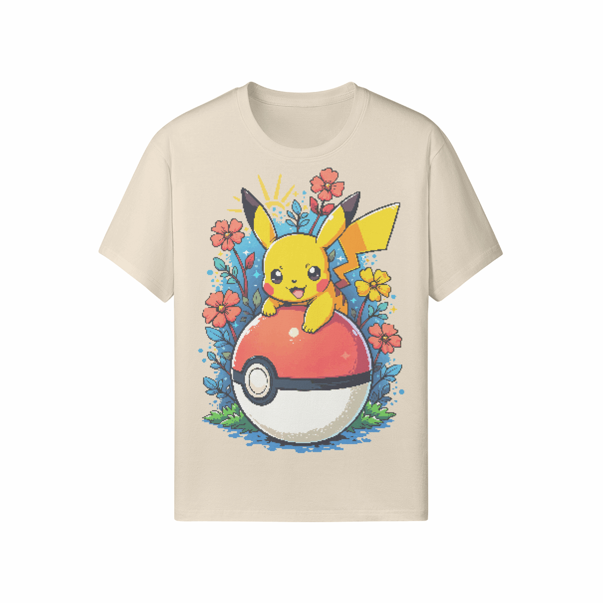 T-Shirt PXL Pokéball Pikachu