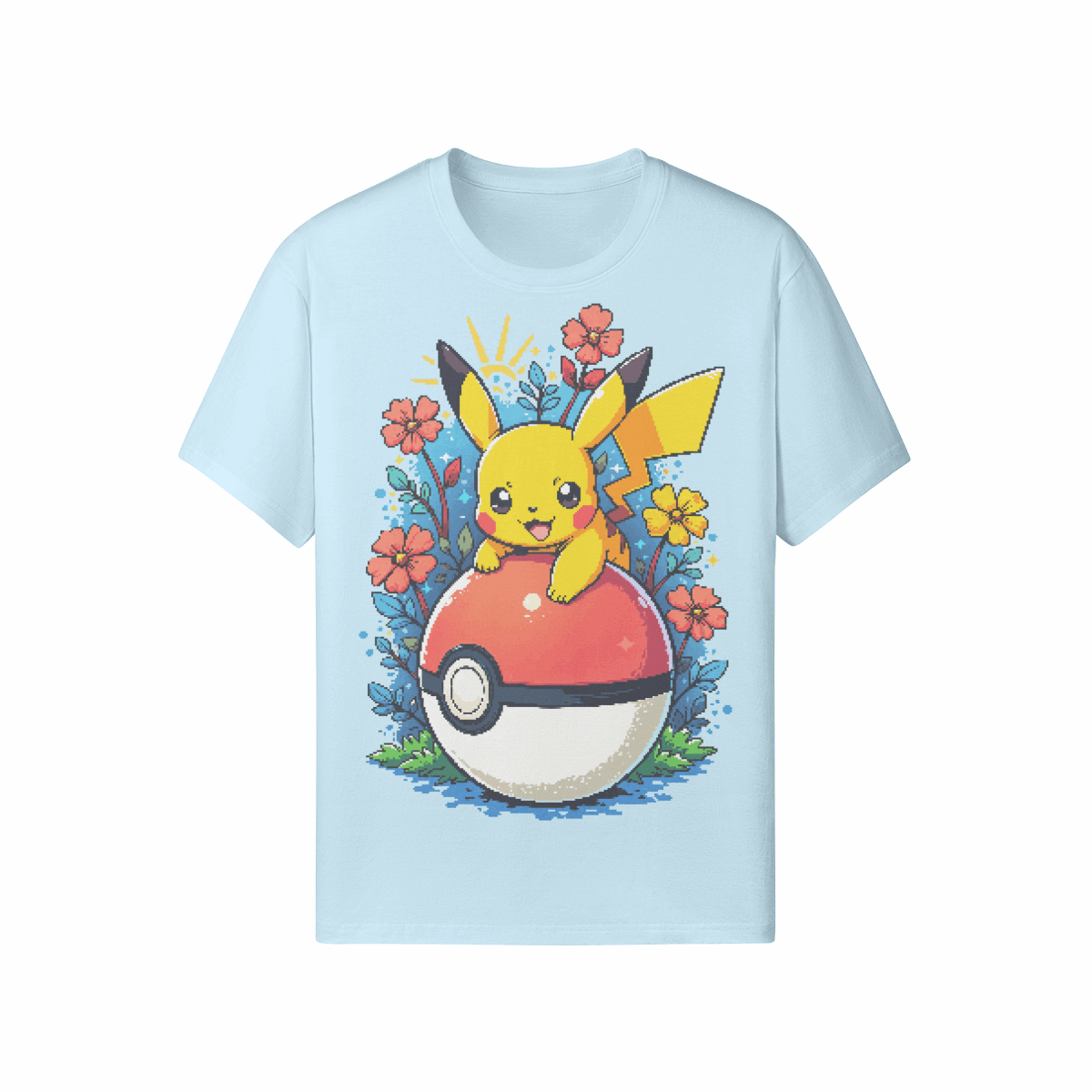 T-Shirt PXL Pokéball Pikachu