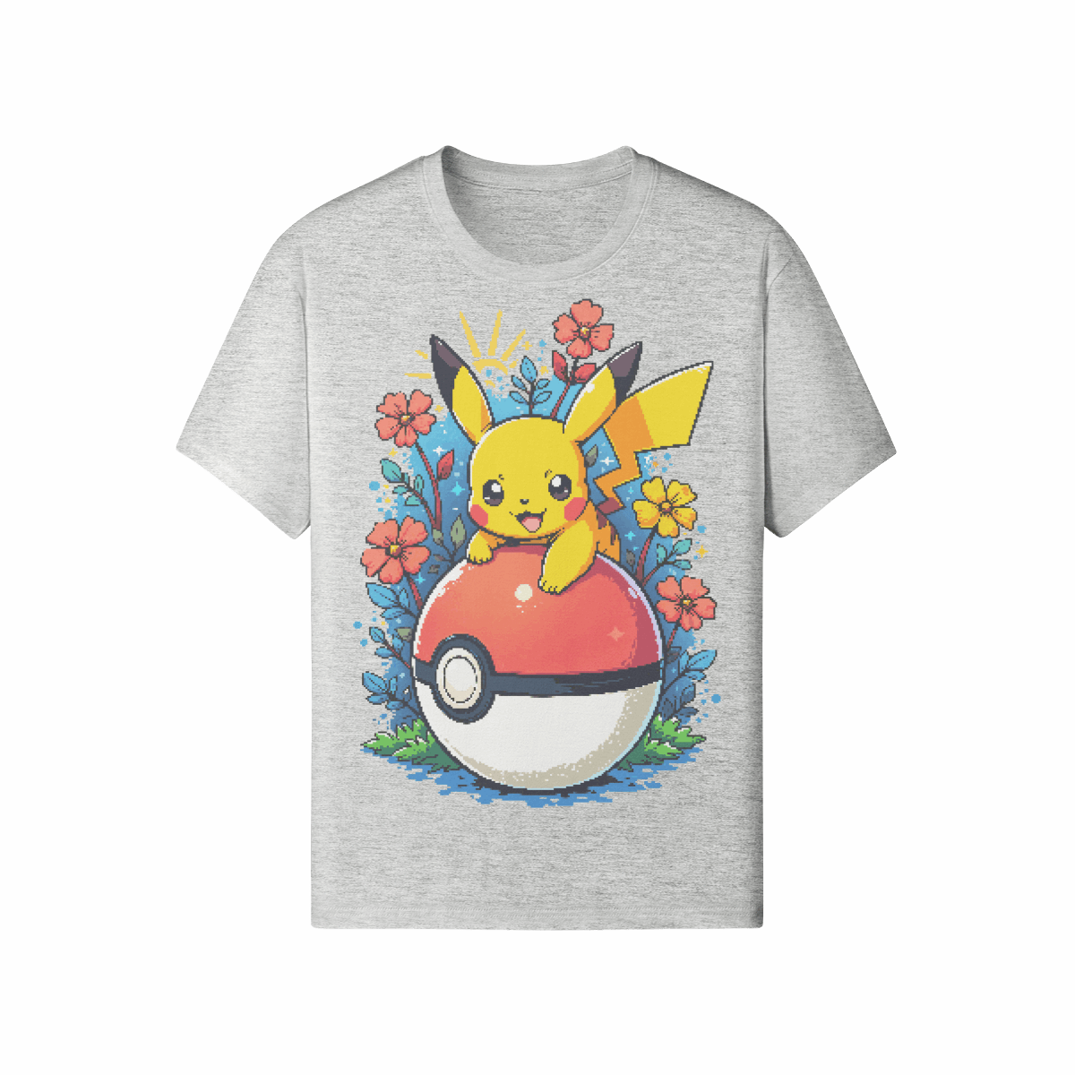 T-Shirt PXL Pokéball Pikachu