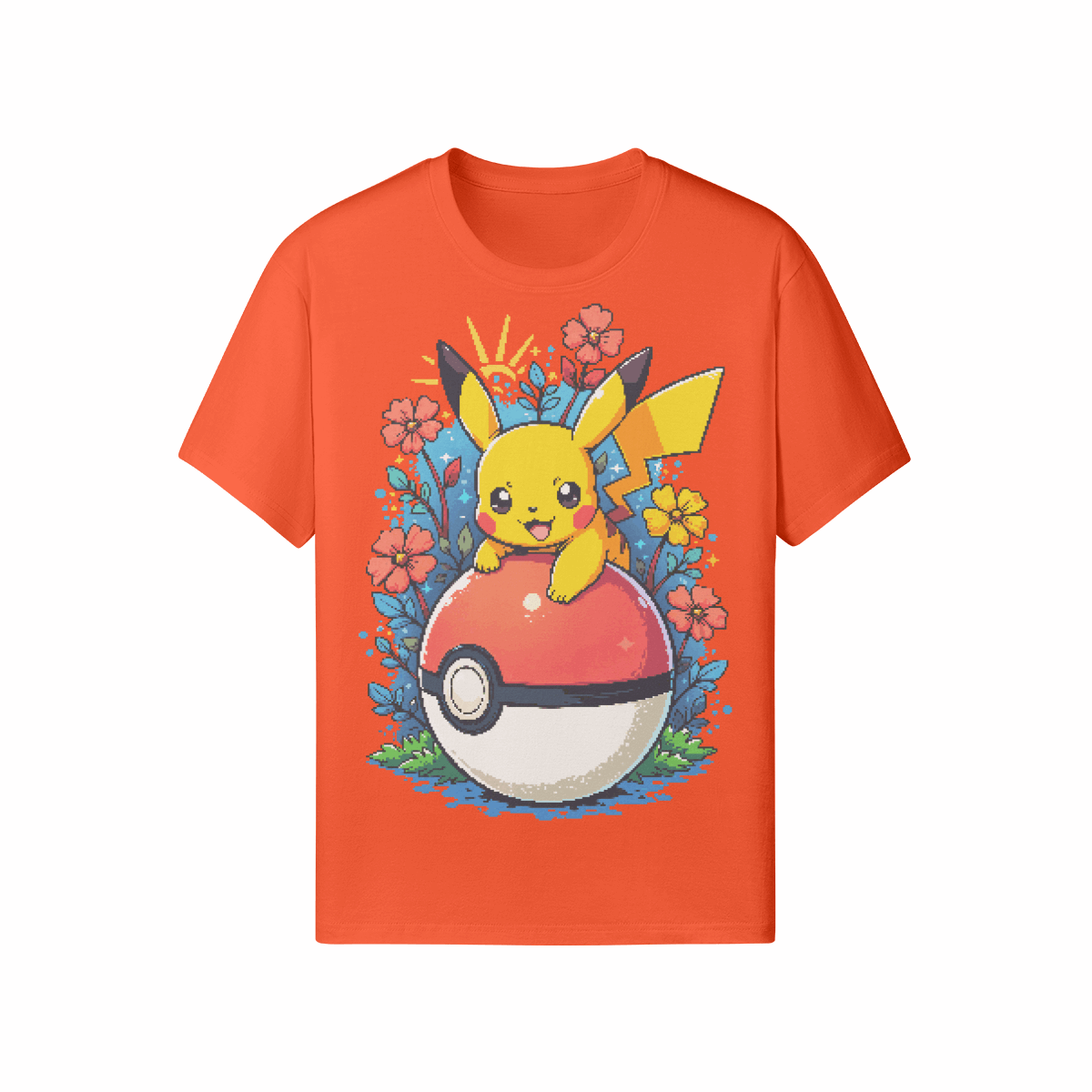 T-Shirt PXL Pokéball Pikachu